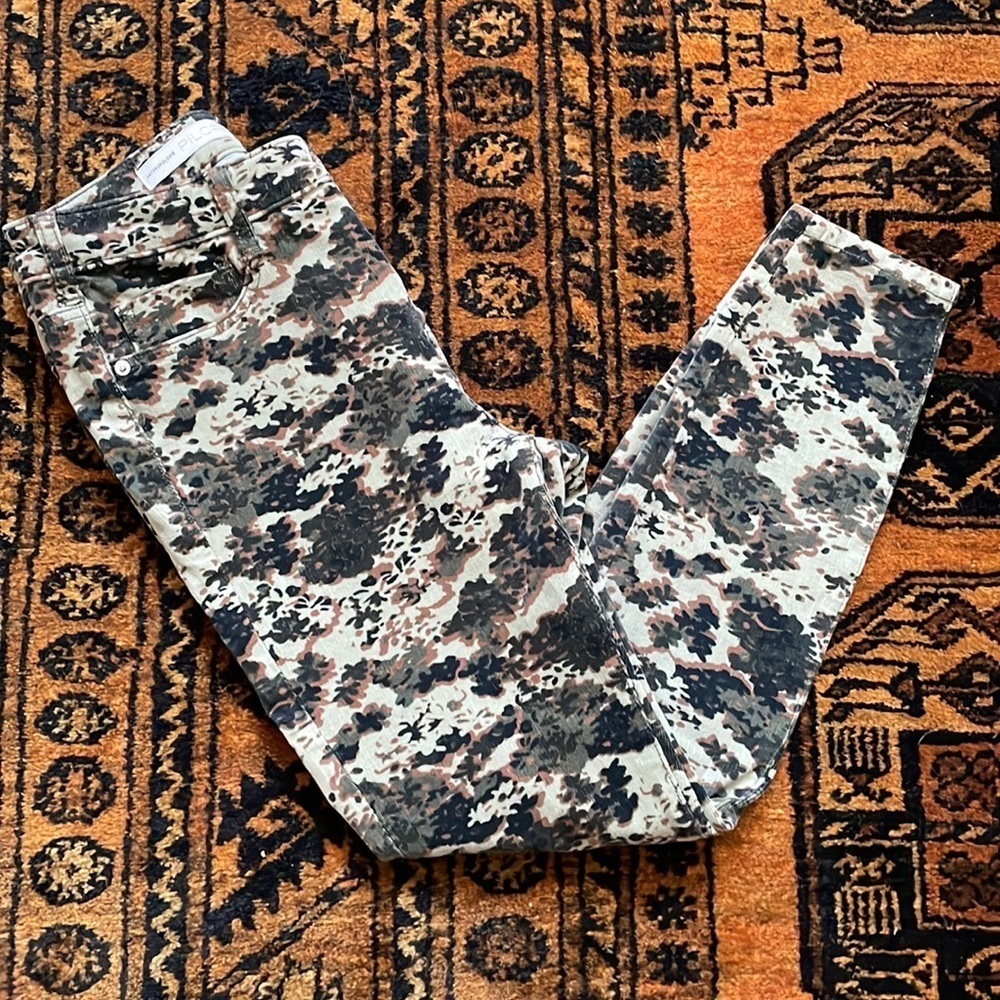 Anthropologie Camouflage Print Pants